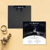Gelin Damat Resimli Nikah Davetiyesi